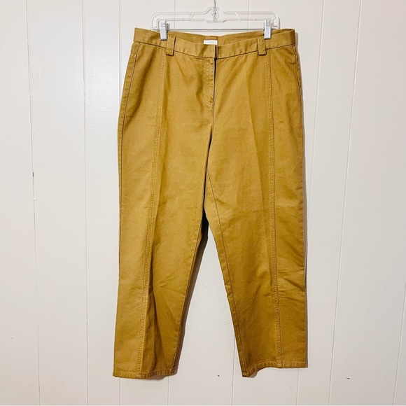 Liz Claiborne Tabitha Womens Pants Size 14 Khaki - Picture 1 of 9